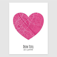Lade das Bild in den Galerie-Viewer, Personalisiertes Liebes-Poster