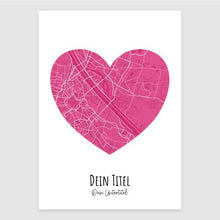 Lade das Bild in den Galerie-Viewer, Personalisiertes Liebes-Poster