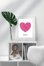 Lade das Bild in den Galerie-Viewer, Personalisiertes Liebes-Poster