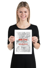 Lade das Bild in den Galerie-Viewer, Personalisiertes Berg-Poster