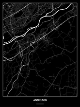 Lade das Bild in den Galerie-Viewer, Ansfelden Poster - Minimal Design