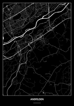 Lade das Bild in den Galerie-Viewer, Ansfelden Poster - Minimal Design