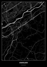 Lade das Bild in den Galerie-Viewer, Ansfelden Poster - Minimal Design