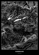 Lade das Bild in den Galerie-Viewer, Ausseerland Poster - Minimal Design