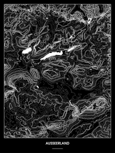 Lade das Bild in den Galerie-Viewer, Ausseerland Poster - Minimal Design