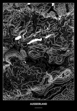 Lade das Bild in den Galerie-Viewer, Ausseerland Poster - Minimal Design