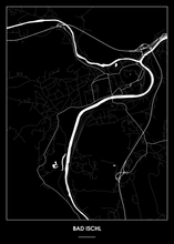 Lade das Bild in den Galerie-Viewer, Bad Ischl Poster - Minimal Design