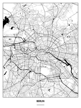 Lade das Bild in den Galerie-Viewer, Berlin Poster - Minimal Design