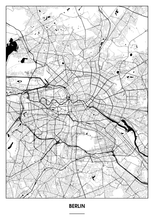 Lade das Bild in den Galerie-Viewer, Berlin Poster - Minimal Design