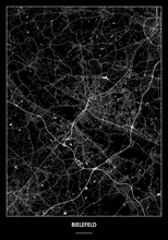 Lade das Bild in den Galerie-Viewer, Bielefeld Poster - Minimal Design