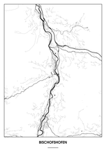 Lade das Bild in den Galerie-Viewer, Bischofshofen Poster - Minimal Design