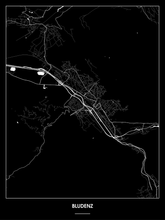 Lade das Bild in den Galerie-Viewer, Bludenz Poster - Minimal Design