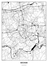 Lade das Bild in den Galerie-Viewer, Bochum Poster - Minimal Design