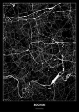 Lade das Bild in den Galerie-Viewer, Bochum Poster - Minimal Design