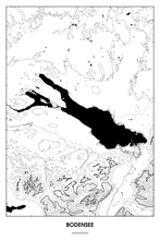 Lade das Bild in den Galerie-Viewer, Bodensee Light Poster - Minimal - Detailansicht