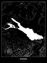 Lade das Bild in den Galerie-Viewer, Bodensee Poster - Minimal Design