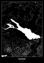 Lade das Bild in den Galerie-Viewer, Bodensee Poster - Minimal Design