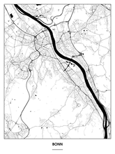 Lade das Bild in den Galerie-Viewer, Bonn Poster - Minimal Design
