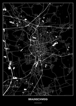 Lade das Bild in den Galerie-Viewer, Braunschweig Poster - Minimal Design