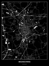 Lade das Bild in den Galerie-Viewer, Braunschweig Poster - Minimal Design