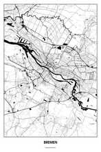 Lade das Bild in den Galerie-Viewer, Bremen Light Poster - Minimal - Detailansicht