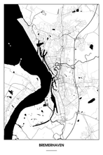 Lade das Bild in den Galerie-Viewer, Bremerhaven Light Poster - Minimal - Detailansicht