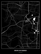 Lade das Bild in den Galerie-Viewer, Brunn am Gebirge Poster - Minimal Design