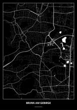 Lade das Bild in den Galerie-Viewer, Brunn am Gebirge Poster - Minimal Design