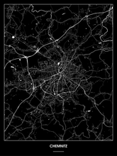 Lade das Bild in den Galerie-Viewer, Chemnitz Poster - Minimal Design