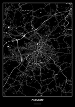 Lade das Bild in den Galerie-Viewer, Chemnitz Poster - Minimal Design