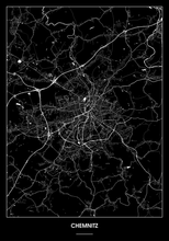 Lade das Bild in den Galerie-Viewer, Chemnitz Poster - Minimal Design