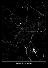 Lade das Bild in den Galerie-Viewer, Deutschlandsberg Poster - Minimal Design