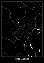 Lade das Bild in den Galerie-Viewer, Deutschlandsberg Poster - Minimal Design