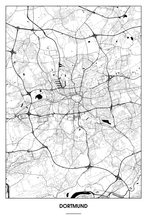 Lade das Bild in den Galerie-Viewer, Dortmund Light Poster - Minimal - Detailansicht