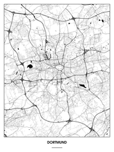 Lade das Bild in den Galerie-Viewer, Dortmund Poster - Minimal Design