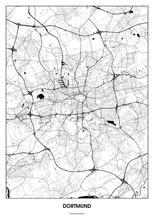 Lade das Bild in den Galerie-Viewer, Dortmund Poster - Minimal Design