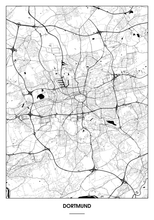 Lade das Bild in den Galerie-Viewer, Dortmund Poster - Minimal Design