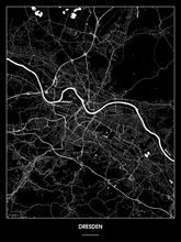 Lade das Bild in den Galerie-Viewer, Dresden Poster - Minimal Design