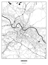 Lade das Bild in den Galerie-Viewer, Dresden Poster - Minimal Design