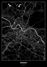 Lade das Bild in den Galerie-Viewer, Dresden Poster - Minimal Design