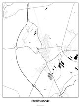 Lade das Bild in den Galerie-Viewer, Ebreichsdorf Poster - Minimal Design