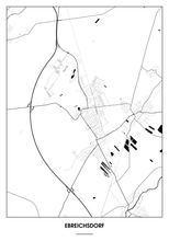 Lade das Bild in den Galerie-Viewer, Ebreichsdorf Poster - Minimal Design