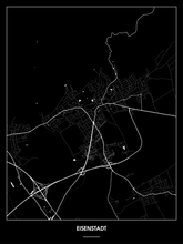 Lade das Bild in den Galerie-Viewer, Eisenstadt Poster - Minimal Design