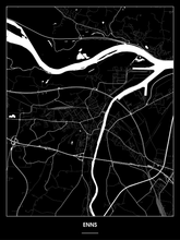 Lade das Bild in den Galerie-Viewer, Enns Poster - Minimal Design