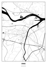 Lade das Bild in den Galerie-Viewer, Enns Poster - Minimal Design