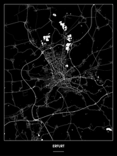 Lade das Bild in den Galerie-Viewer, Erfurt Poster - Minimal Design