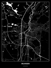 Lade das Bild in den Galerie-Viewer, Erlangen Poster - Minimal Design
