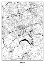 Lade das Bild in den Galerie-Viewer, Essen Light Poster - Minimal - Detailansicht