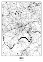 Lade das Bild in den Galerie-Viewer, Essen Poster - Minimal Design