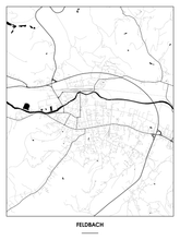 Lade das Bild in den Galerie-Viewer, Feldbach Poster - Minimal Design